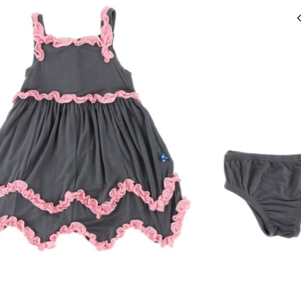 Ruffle dress with matching bloomers